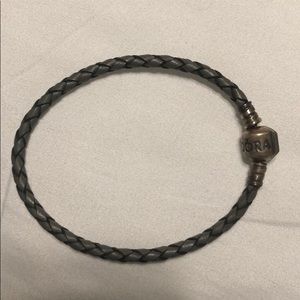 Pandora rope charm bracelet